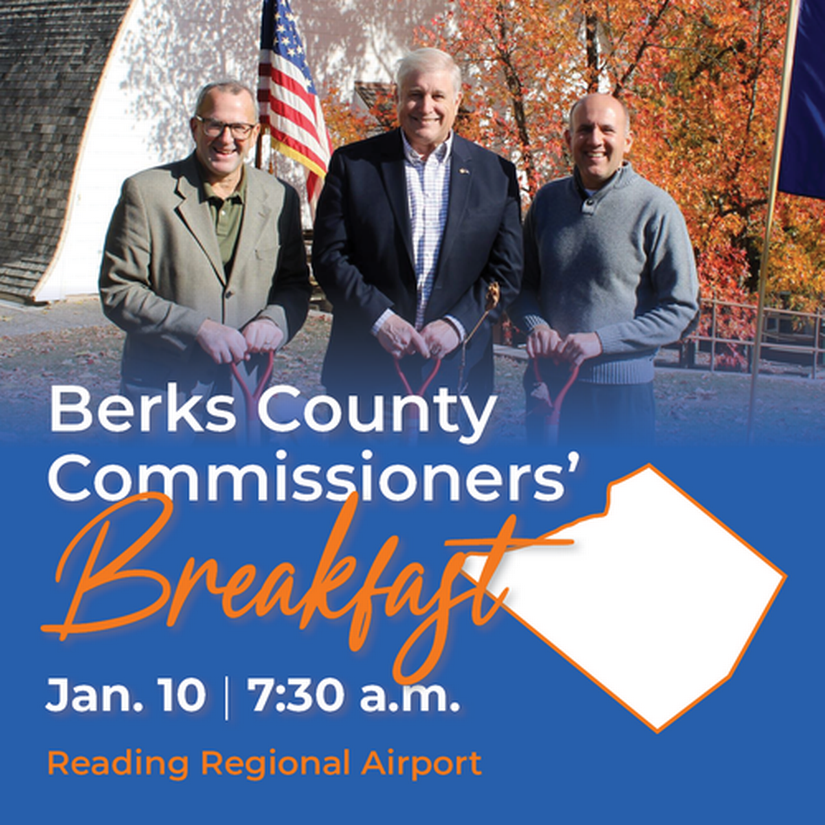 Berks County Commissioners Breakfast 2025 SOLD OUT Jan 10, 2025